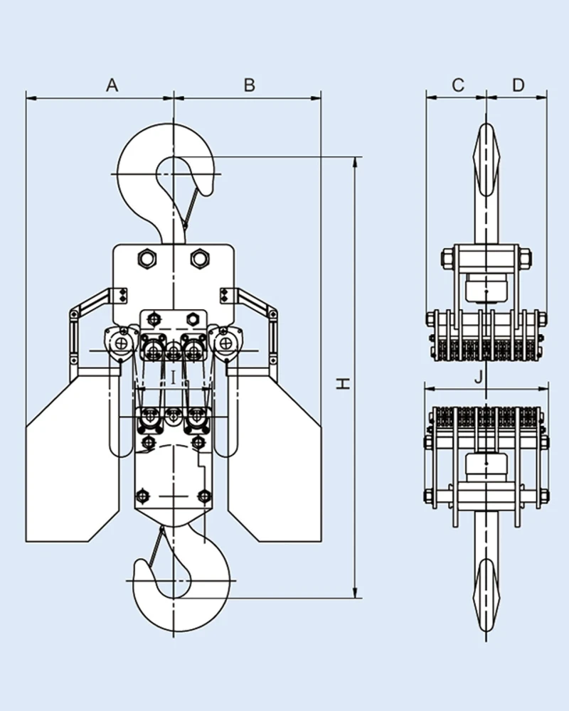 50 Ton Chain Block  YB-5000