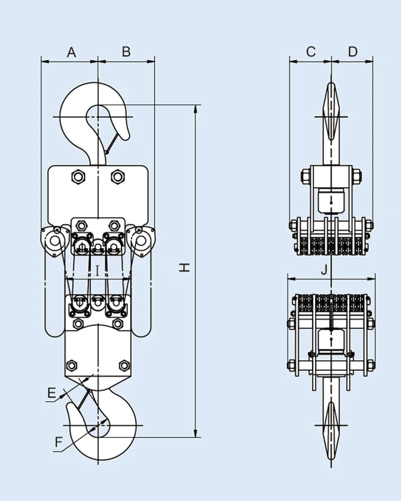 30 Ton Chain Block YB-3000